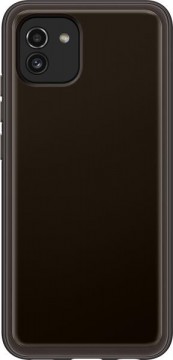 Samsung Galaxy A03 Soft clear cover black (EF-QA036TBEGEU)