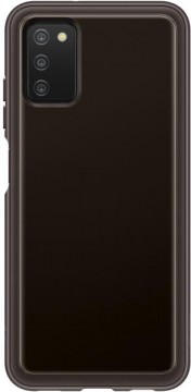 Samsung Galaxy A03s Soft Clear cover black (EF-QA038TBEGEU)