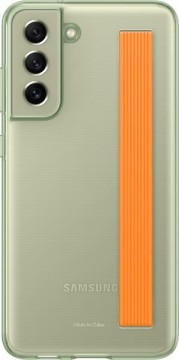 Samsung Galaxy S21 FE G990 Clear strap cover olive green...
