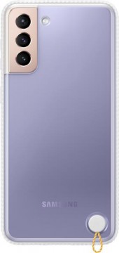 Samsung Galaxy S21 Plus Clear Protective Cover transparent white...