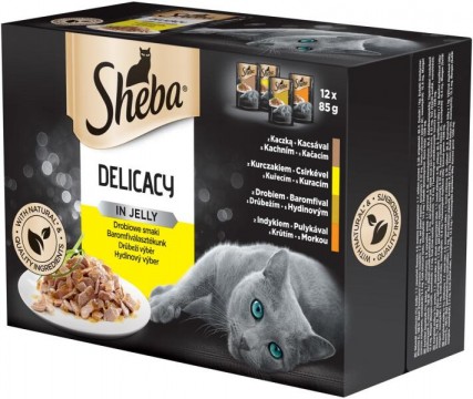 Sheba Delicacy in jelly poultry 12x85 g