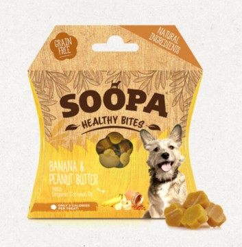 Soopa Healthy Bites banán és mogyoróvaj 50 g