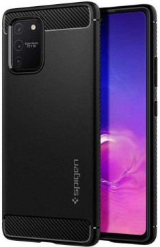 Spigen Samsung Galaxy S10 Lite cover matte black (ACS00676)
