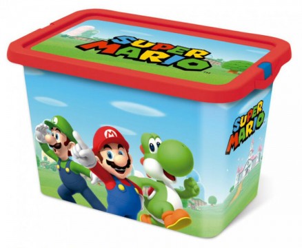 Super Super Mario tároló doboz 7 l (STF09594)