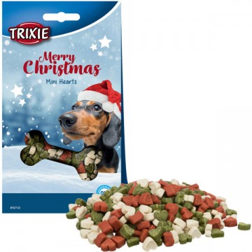 TRIXIE Christmas Mini Hearts csirkés 140 g
