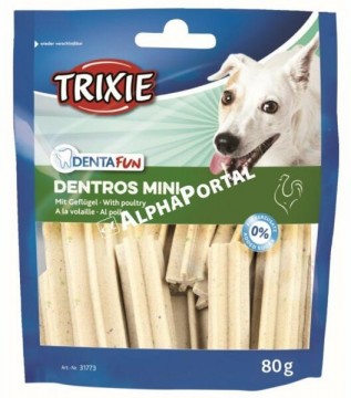 TRIXIE Denta Fun Dentros Mini baromfi 80 g (31773)