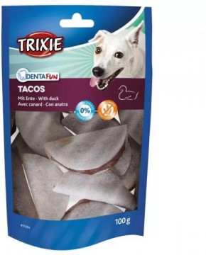 TRIXIE Denta Fun Tacos kacsás 5,5 cm 100 g (31394)