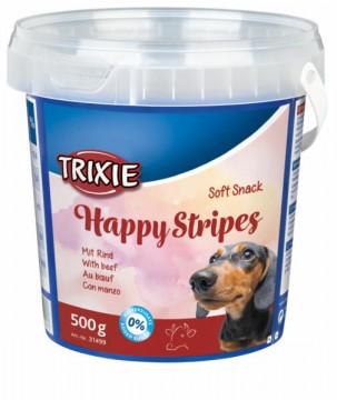 TRIXIE Soft Snack Happy Stripes Light Beef marhahúsos 500 g (31499)