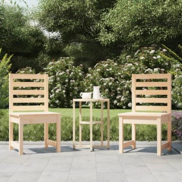 vidaXL 2 db tömör fenyőfa kerti szék 40.5x48x91.5 cm...