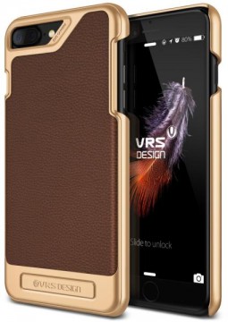 VRS Design Simpli Mod - Apple iPhone 7 Plus / iPhone 8 Plus case brown