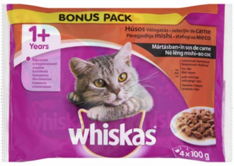 Whiskas Adult Casserole Classic in aspic 4x85 g