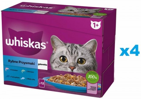 Whiskas Adult fish in aspic 48x85 g