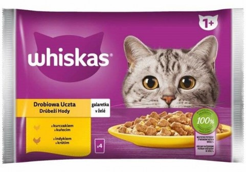 Whiskas Adult poultry in aspic 4x85 g